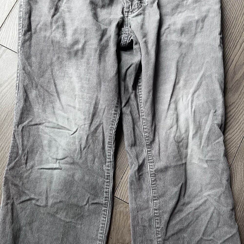Patagonia 100% Organic Cotton Grey Corduroy Straight Leg Pants Men's 30x32 READ - Picture 3 of 12